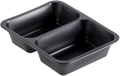 160064 Pojemnik Caterline 227 x 178 x 50 mm Czarny 2-Komory